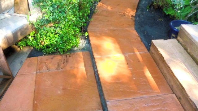 Flowing, functional walkways and destination patios.