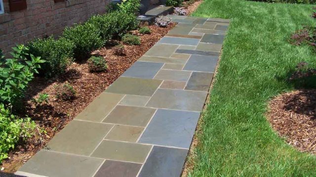 flagstone patio